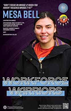 Mesa Bell Workforce Warrior Poster