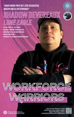 Shadow Workforce Warrior Poster