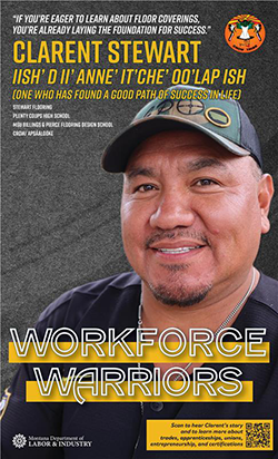 Clarent Stewart's Workforce Warrior Poster