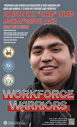 Chris Burns's Workforce Warrior Poster